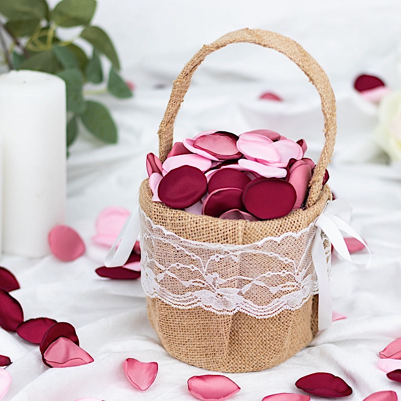 400 Matte Silk Rose Petals Round Artificial Flowers Table CONFETTI Party Events - Picture 41 of 81