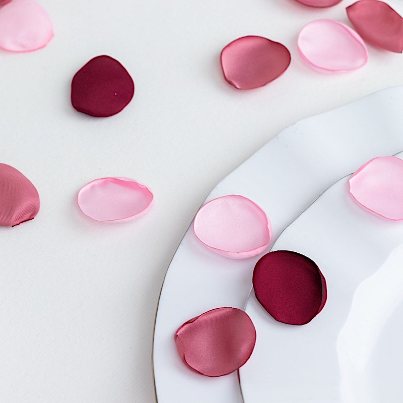 400 Matte Silk Rose Petals Round Artificial Flowers Table CONFETTI Party Events - Picture 43 of 81