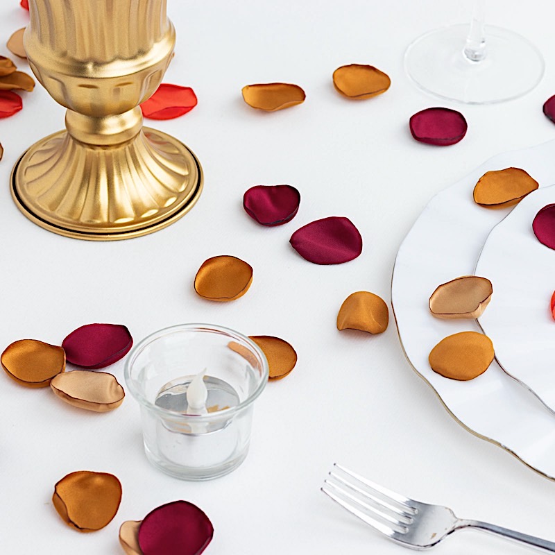 400 Matte Silk Rose Petals Round Artificial Flowers Table CONFETTI Party Events - Picture 78 of 81