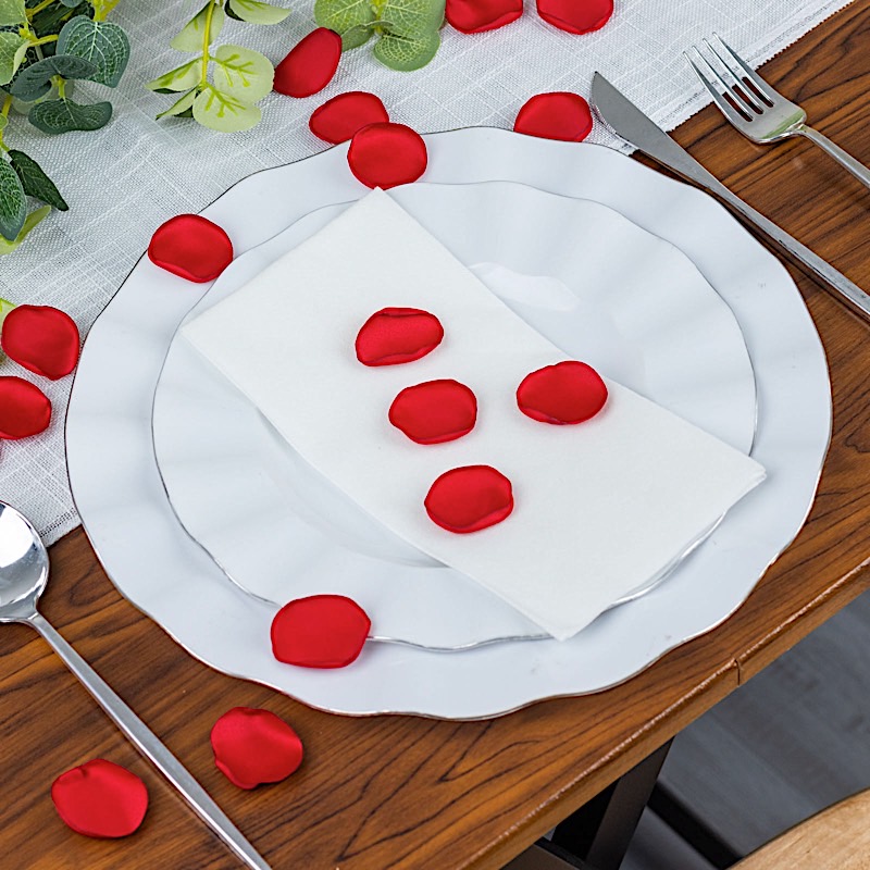 400 Matte Silk Rose Petals Round Artificial Flowers Table CONFETTI Party Events - Picture 70 of 81