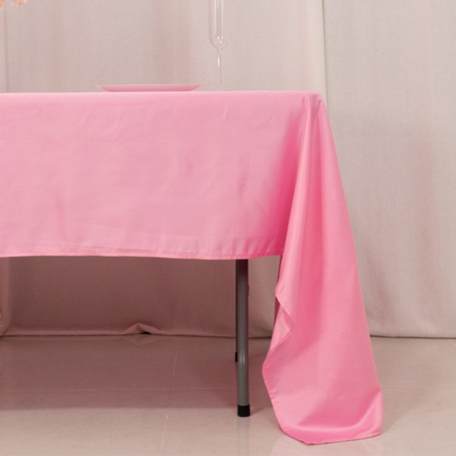 60x126" Lamour Satin Rectangular Tablecloth - Wedding PARTY Catering Event - Picture 118 of 169
