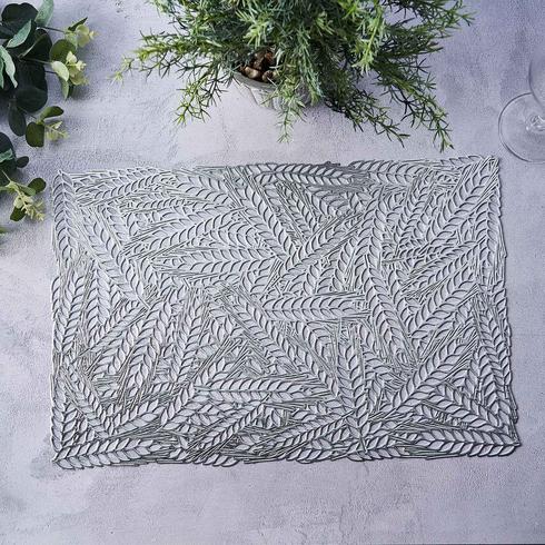 6 Rectangle 18-Inch Wheat Maze Design Vinyl Placemats Wedding Home Decorations - Picture 20 of 25