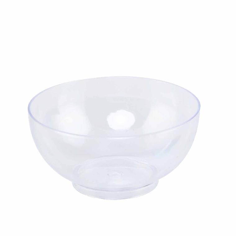 2 oz 2.75" Clear Round PLASTIC MINI BOWLS Single Serve Wedding Party Disposable - Picture 9 of 17