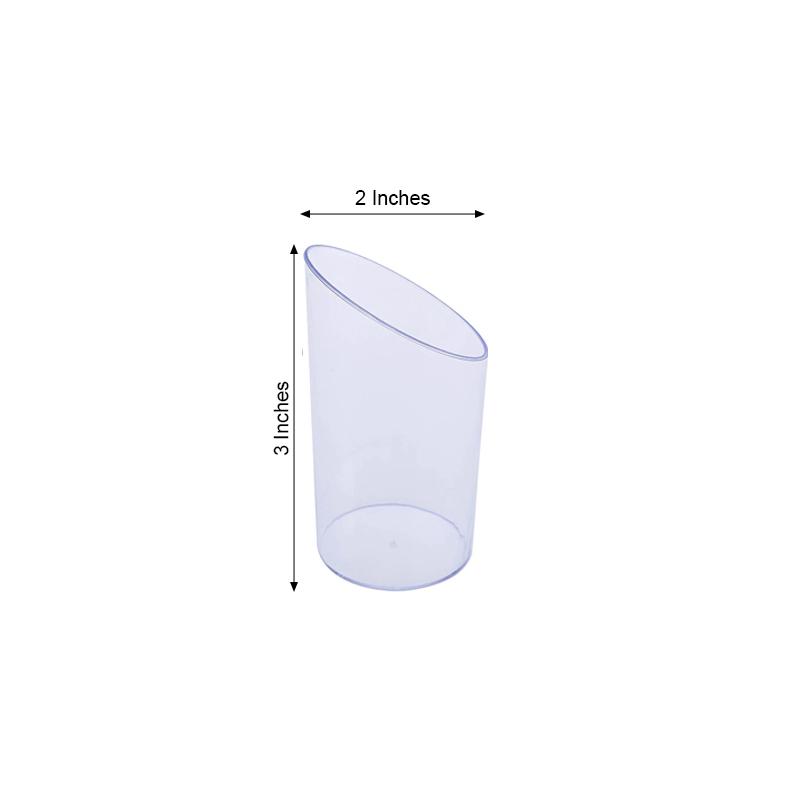 3 oz Disposable Clear Plastic Mini Cups Party Wedding Tableware Catering SALE