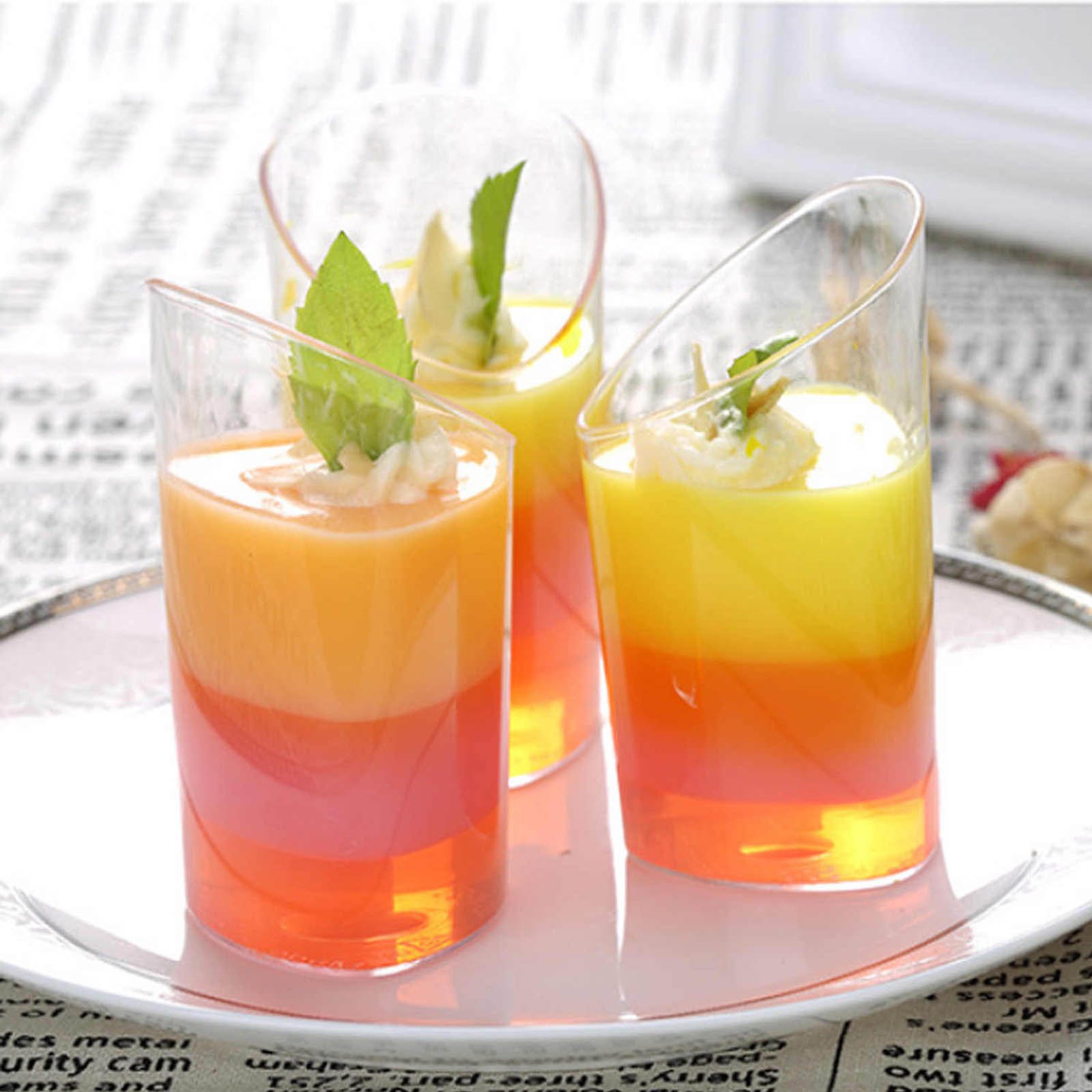 3 oz Disposable Clear Plastic Mini Cups Party Wedding Tableware Catering SALE