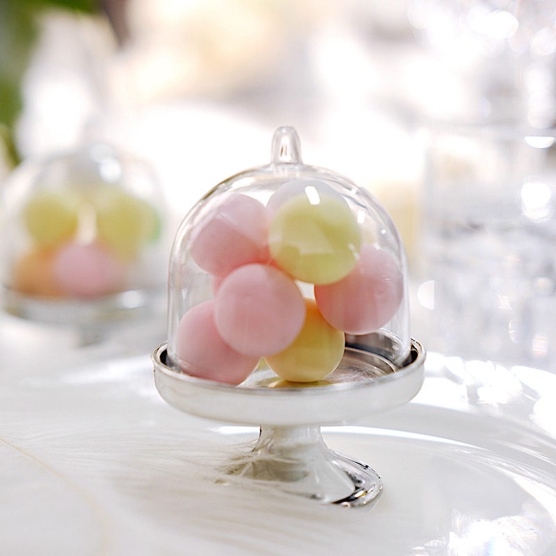 24 pcs 3" tall Mini Cake Stands Dome Favor Holders Wedding Party Supplies - Picture 16 of 18