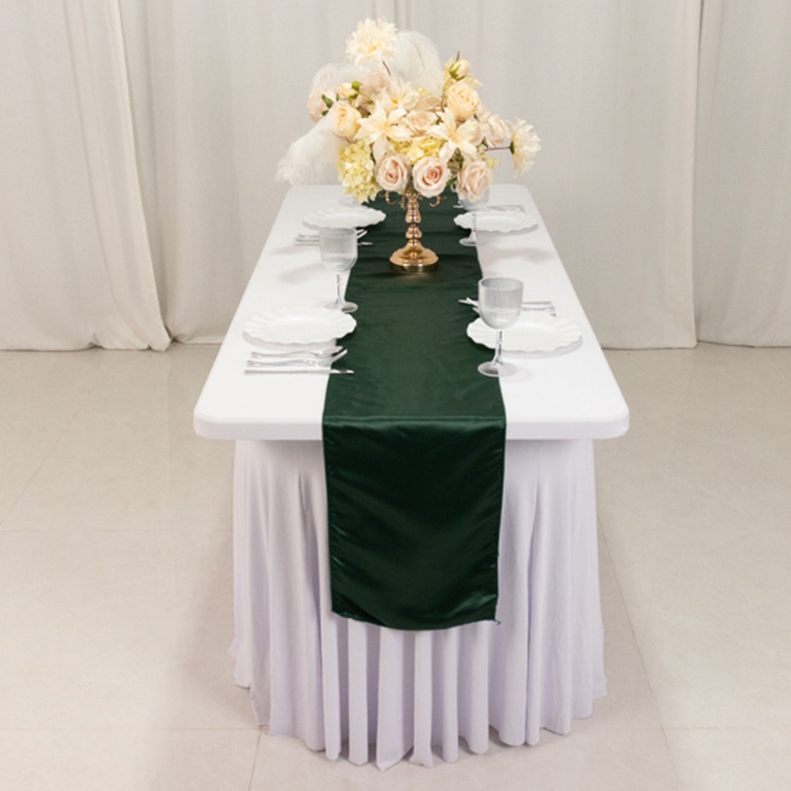 12" x 108" Satin Tischplatte Läufer glänzend Hochzeit Party Catering Dekorationen - Bild 84 von 170