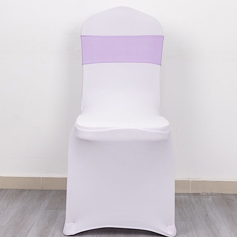 20 Spandex CHAIR SASHES with Silver Round Buckles Wedding Party Decorations SALE - Picture 92 of 188