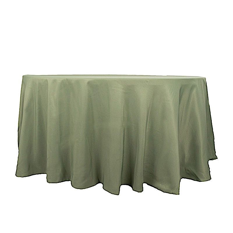Round 120" Premium High Quality Polyester Tablecloth Wedding Party Table Linens - Picture 51 of 163