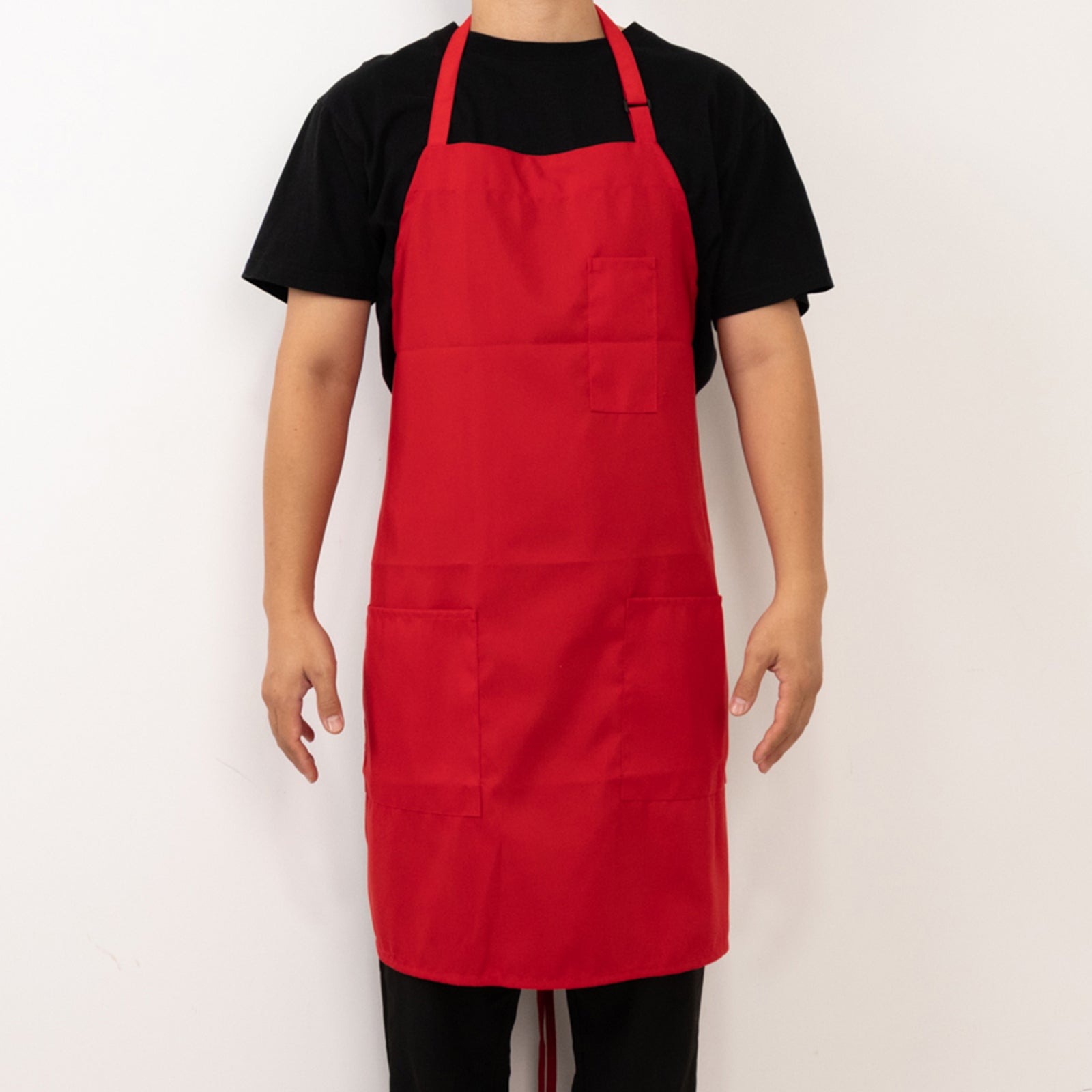 Premium Polyester Kitchen Chef Apron Adjustable Neck and Long Ties Home