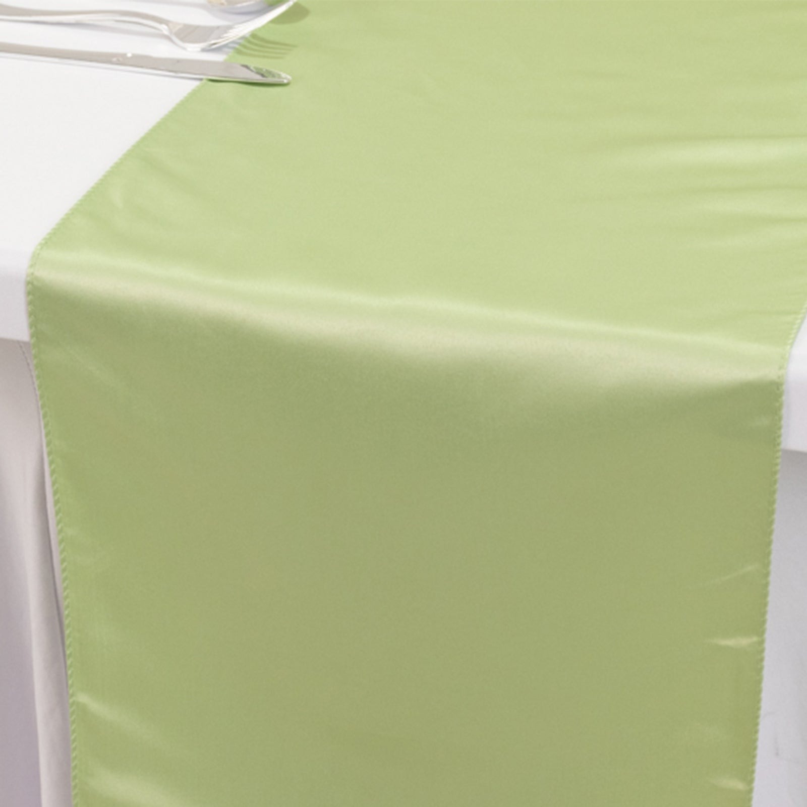 12" x 108" Satin Tischplatte Läufer glänzend Hochzeit Party Catering Dekorationen - Bild 161 von 170
