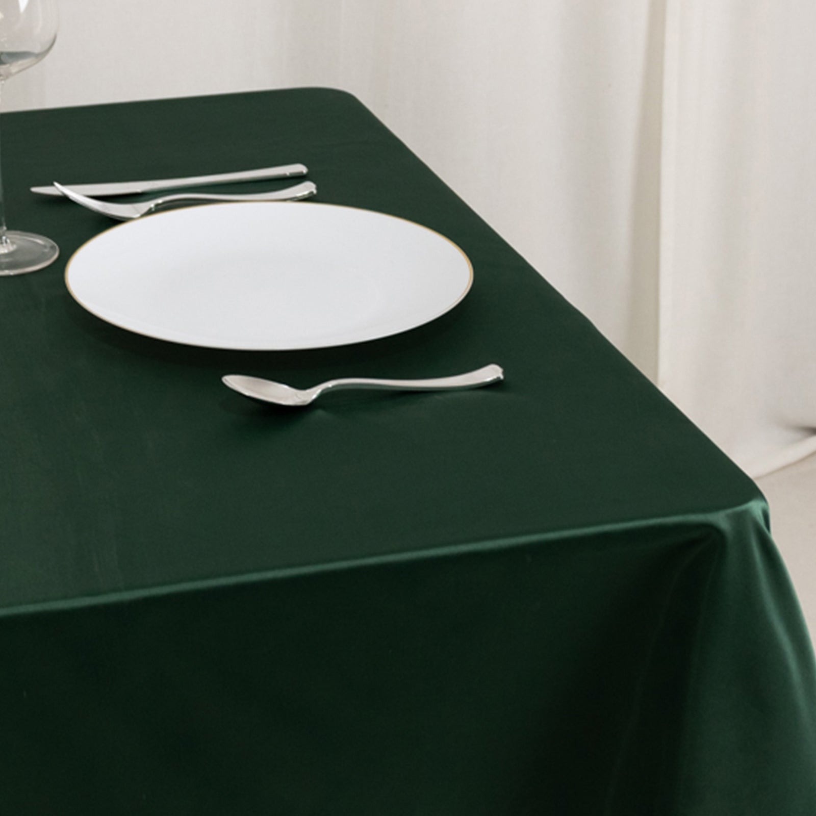 54"x54" Square Lamour Satin Tablecloths for a Wedding Party Decorations Supplies - Picture 66 of 135