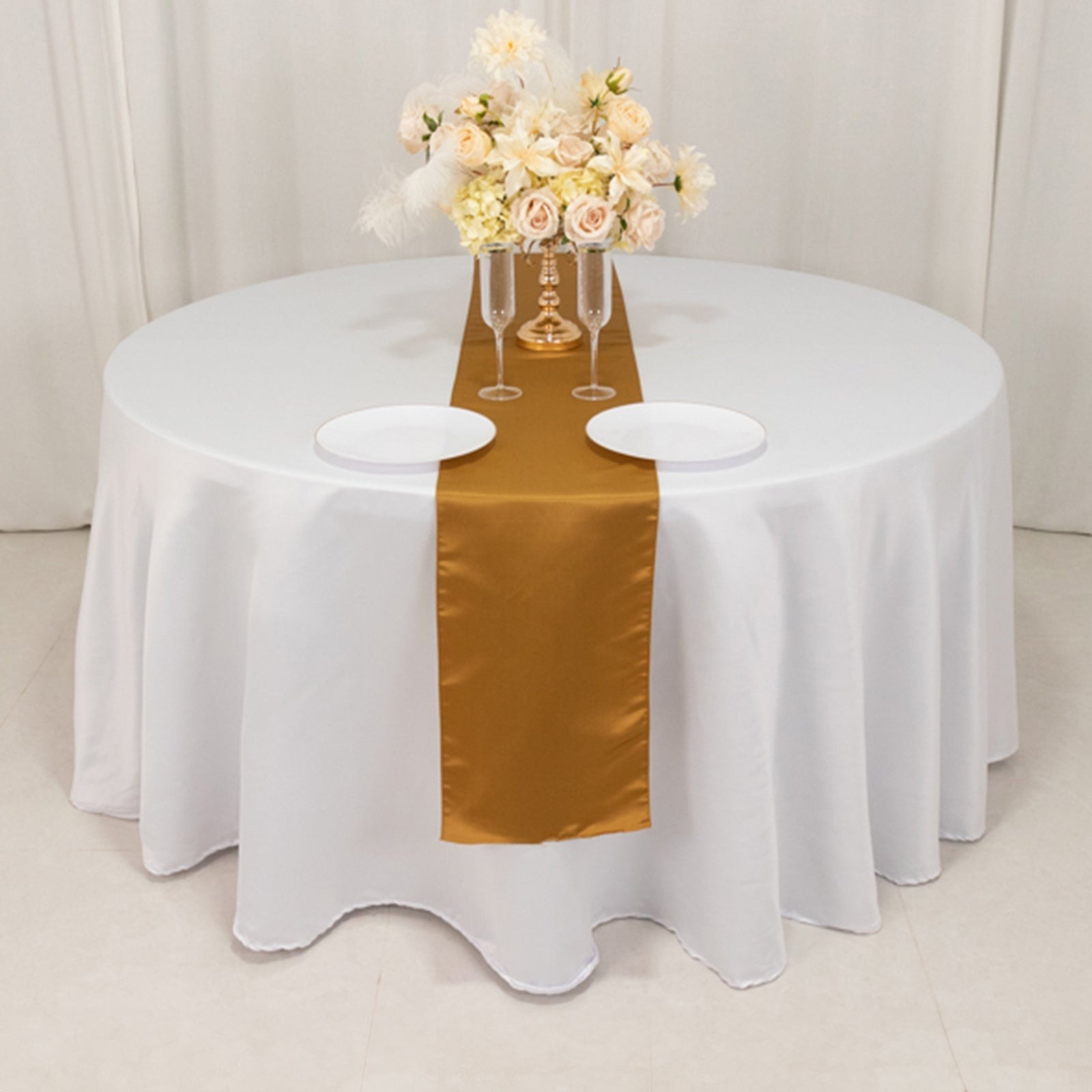 12" x 108" Satin Tischplatte Läufer glänzend Hochzeit Party Catering Dekorationen - Bild 75 von 170
