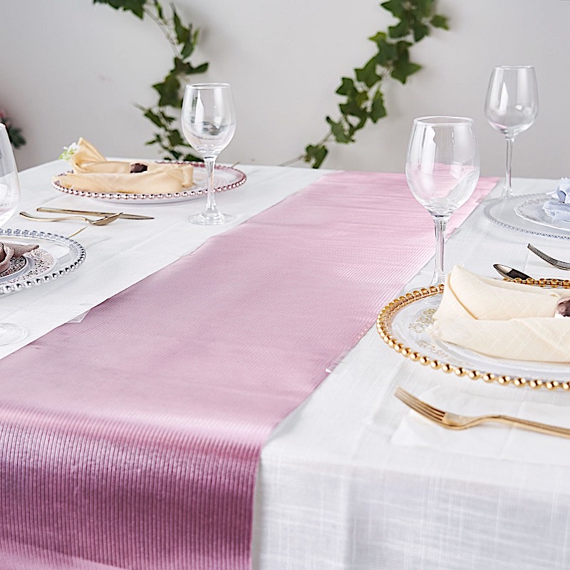 12x108" Glitter Paper Disposable Table Runner Ridge Design Design Catering - Picture 5 of 17