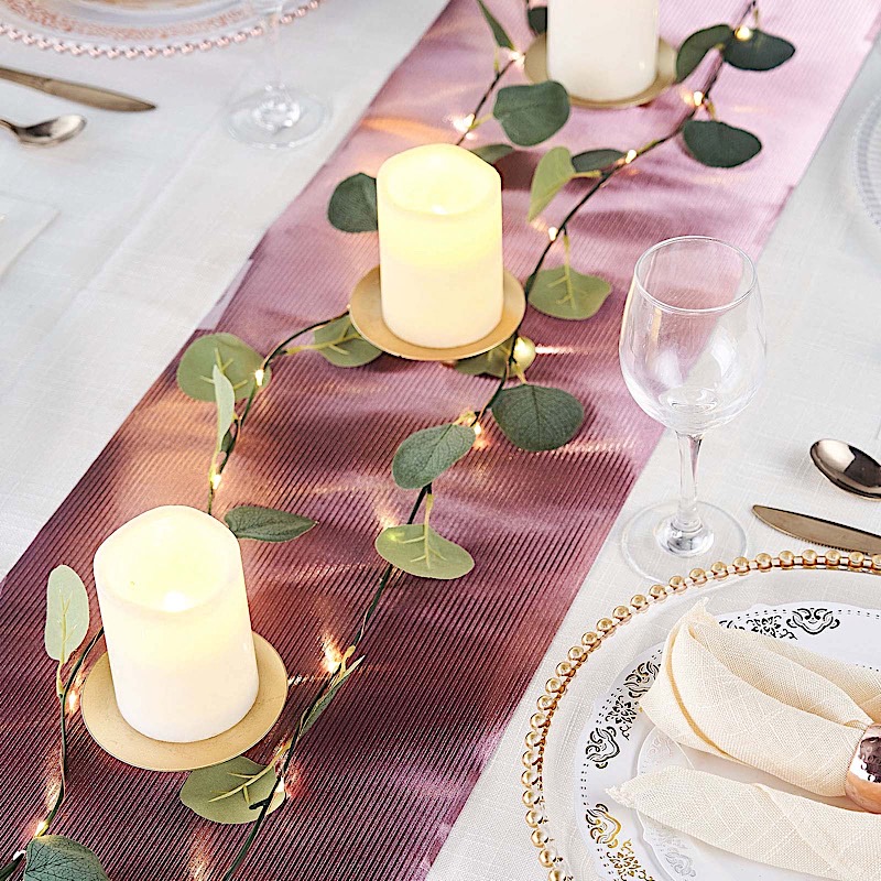 12x108" Glitter Paper Disposable Table Runner Ridge Design Design Catering - Picture 9 of 17