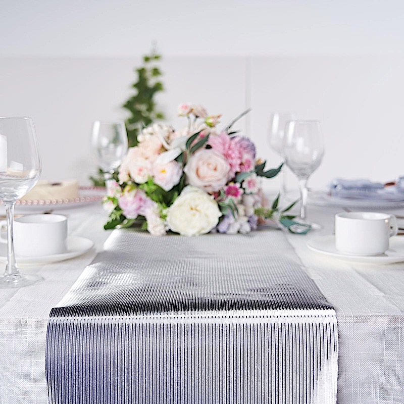 12x108" Glitter Paper Disposable Table Runner Ridge Design Design Catering - Picture 14 of 17