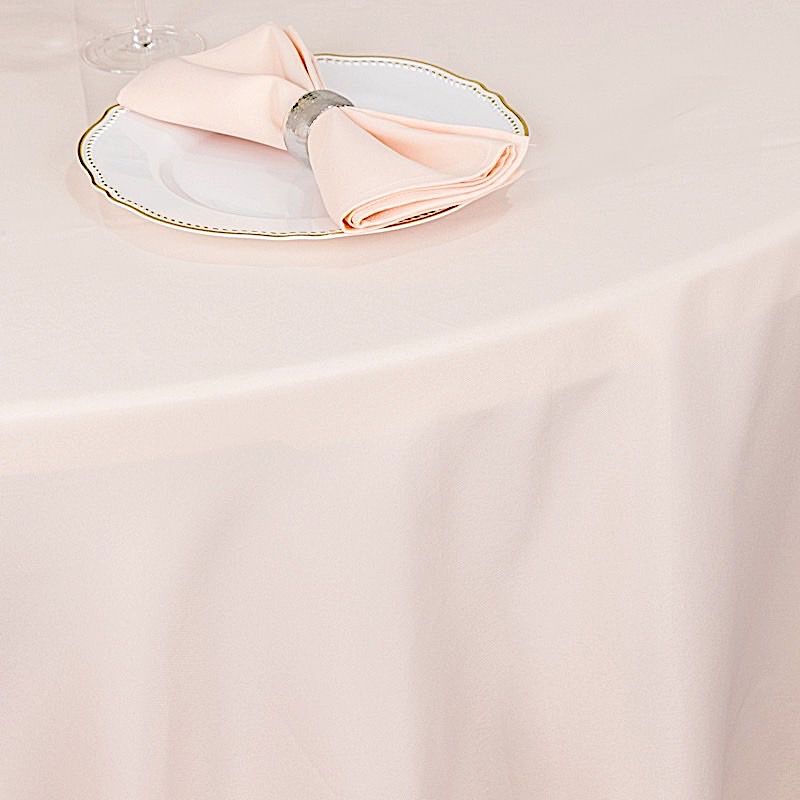 6 pcs 132" Round Premium Polyester Tablecloths Wedding Party Table Linens SALE - Picture 22 of 100