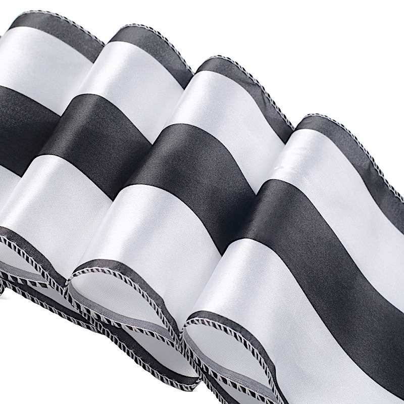 Satin Stripe Chair Sashes Wedding Party Reception Home Decorations Wholesale