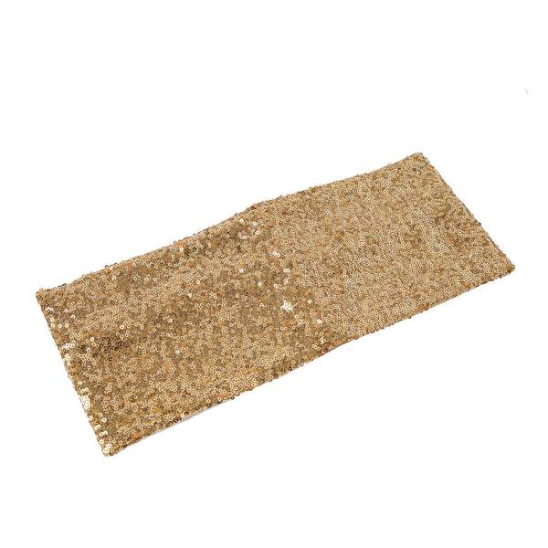 SPANDEX Sequined Chair Sashes for Wedding Party Decorations Wholesale Supplies - Picture 44 of 137