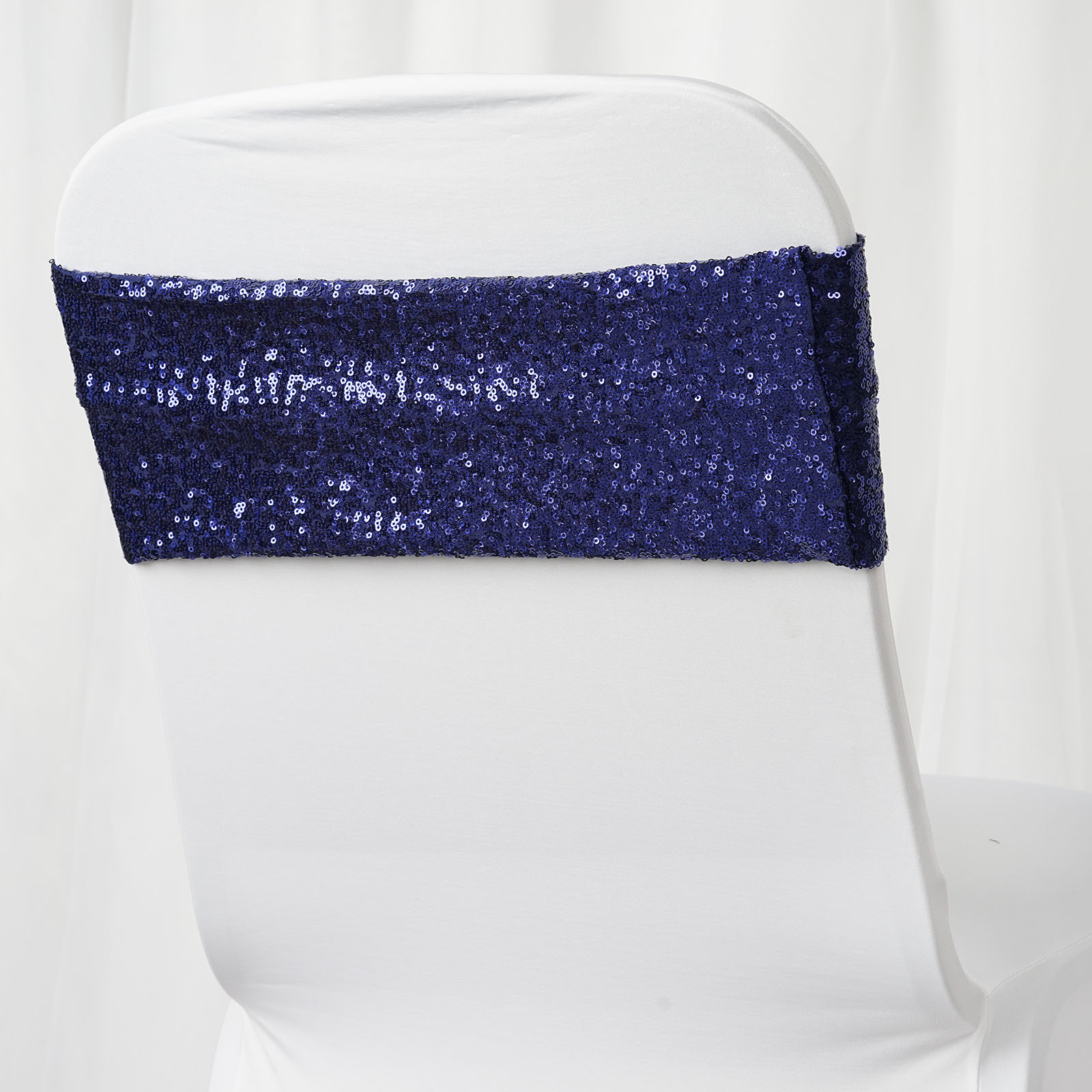 SPANDEX Sequined Chair Sashes for Wedding Party Decorations Wholesale Supplies - Picture 66 of 137