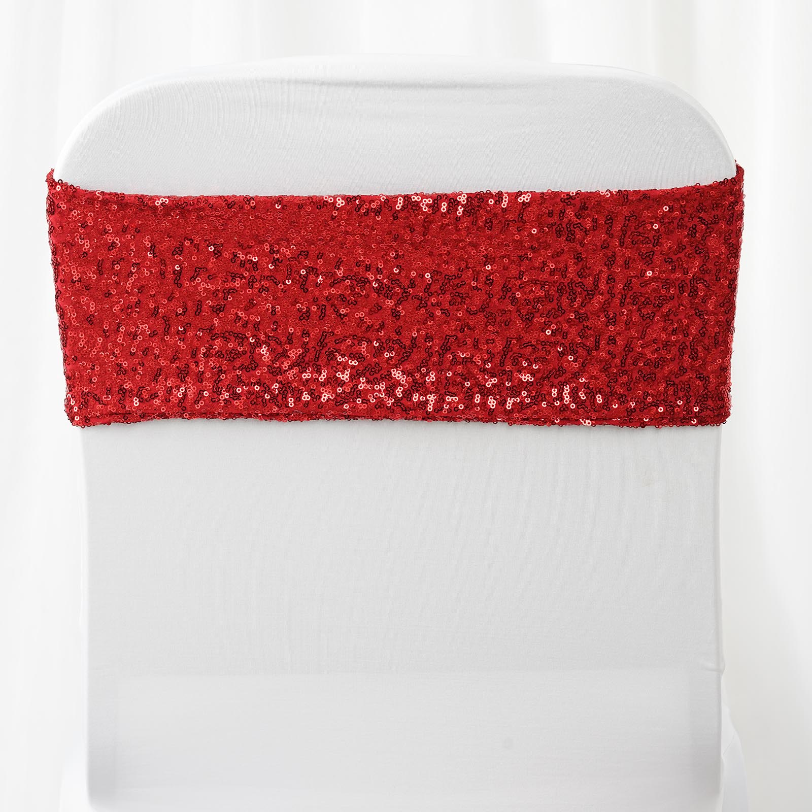 SPANDEX Sequined Chair Sashes for Wedding Party Decorations Wholesale Supplies - Picture 97 of 137