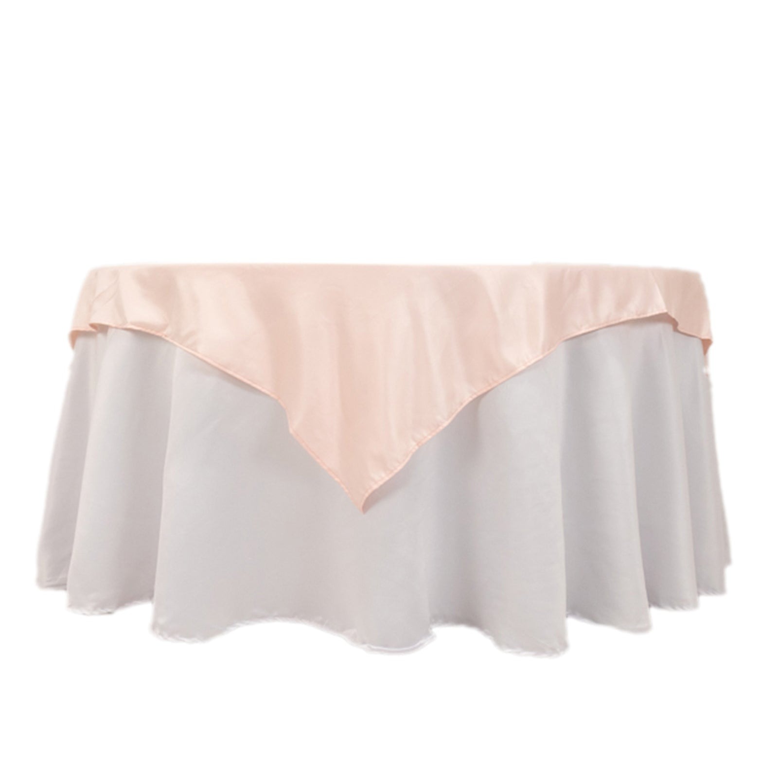 54"x54" Square Lamour Satin Tablecloths for a Wedding Party Decorations Supplies - Picture 17 of 135