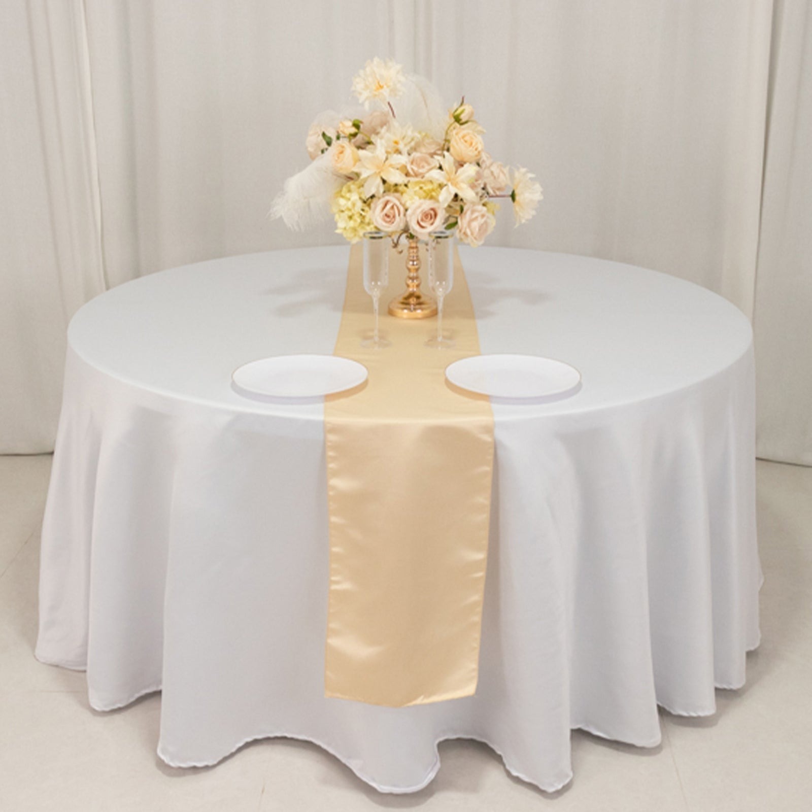 12" x 108" Satin Tischplatte Läufer glänzend Hochzeit Party Catering Dekorationen - Bild 11 von 170