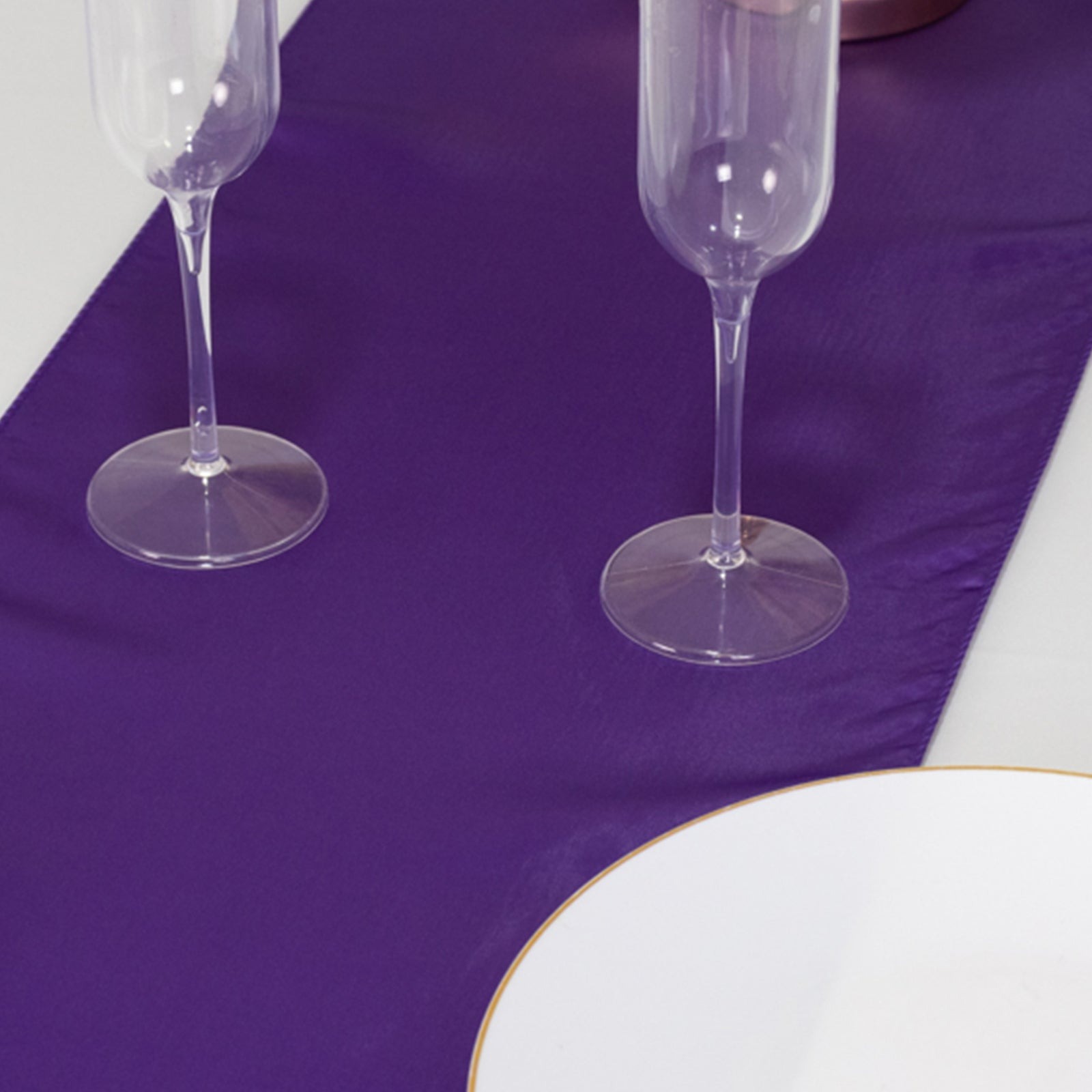 12" x 108" Satin Tischplatte Läufer glänzend Hochzeit Party Catering Dekorationen - Bild 136 von 170