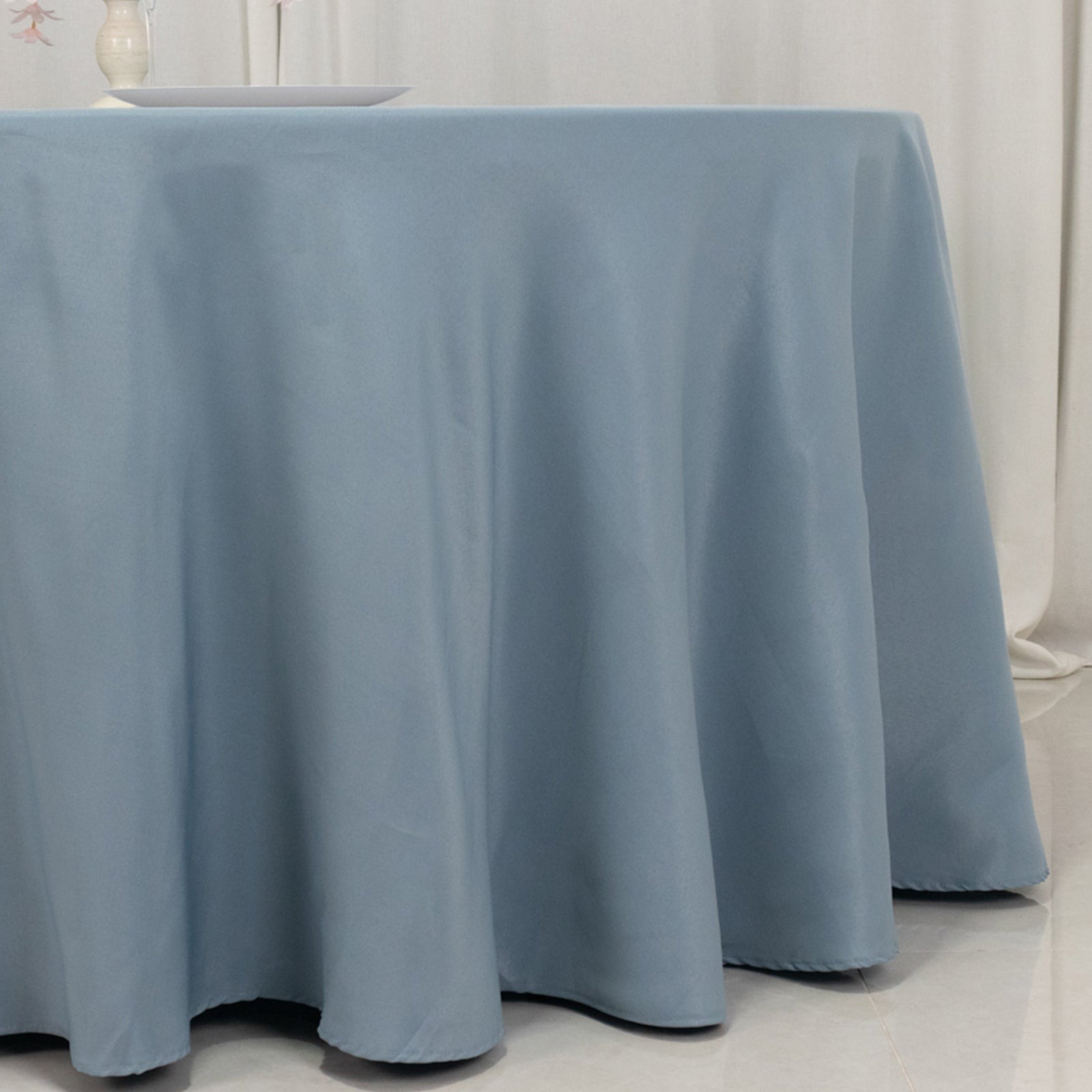 Round 120" Premium High Quality Polyester Tablecloth Wedding Party Table Linens - Picture 47 of 163