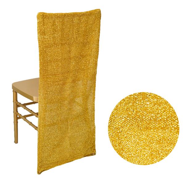 10 pcs Spandex CHAIR COVERS Metallic Slipcover Wedding Party Decorations SALE