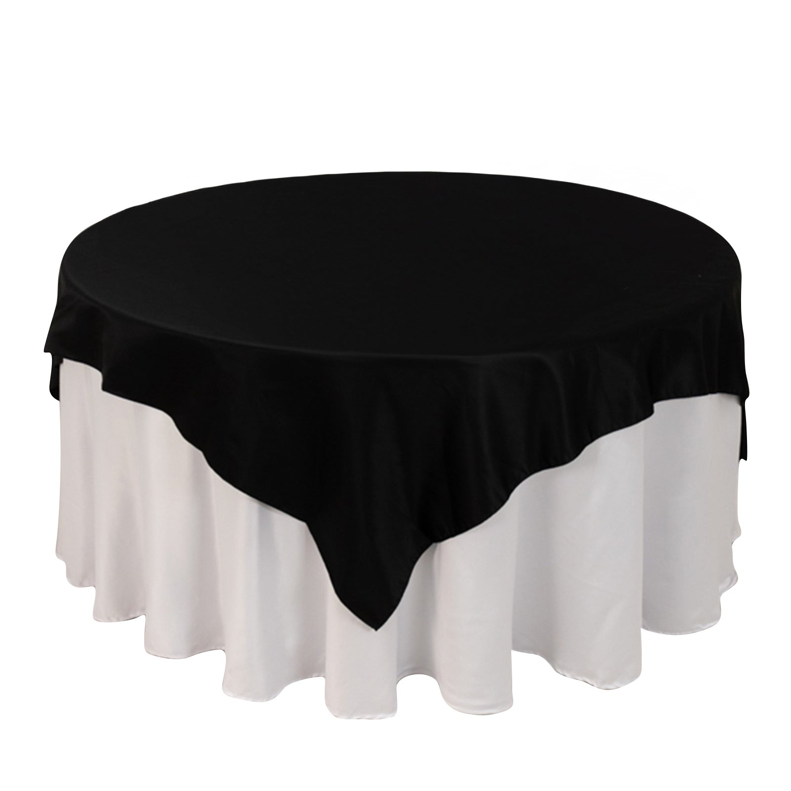72" Square SATIN Table Overlay Smooth Finish Wedding Table Linens Decorations - Picture 12 of 171