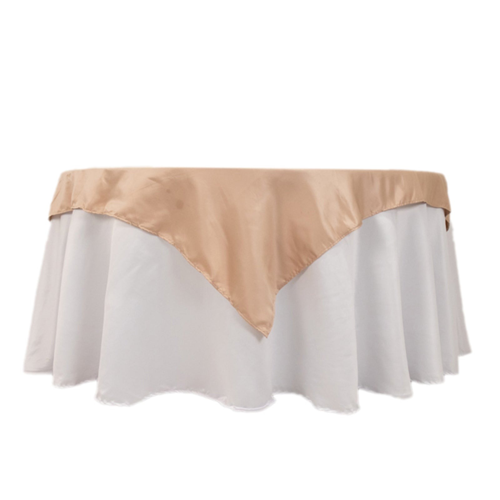 54"x54" Square Lamour Satin Tablecloths for a Wedding Party Decorations Supplies - Picture 88 of 135