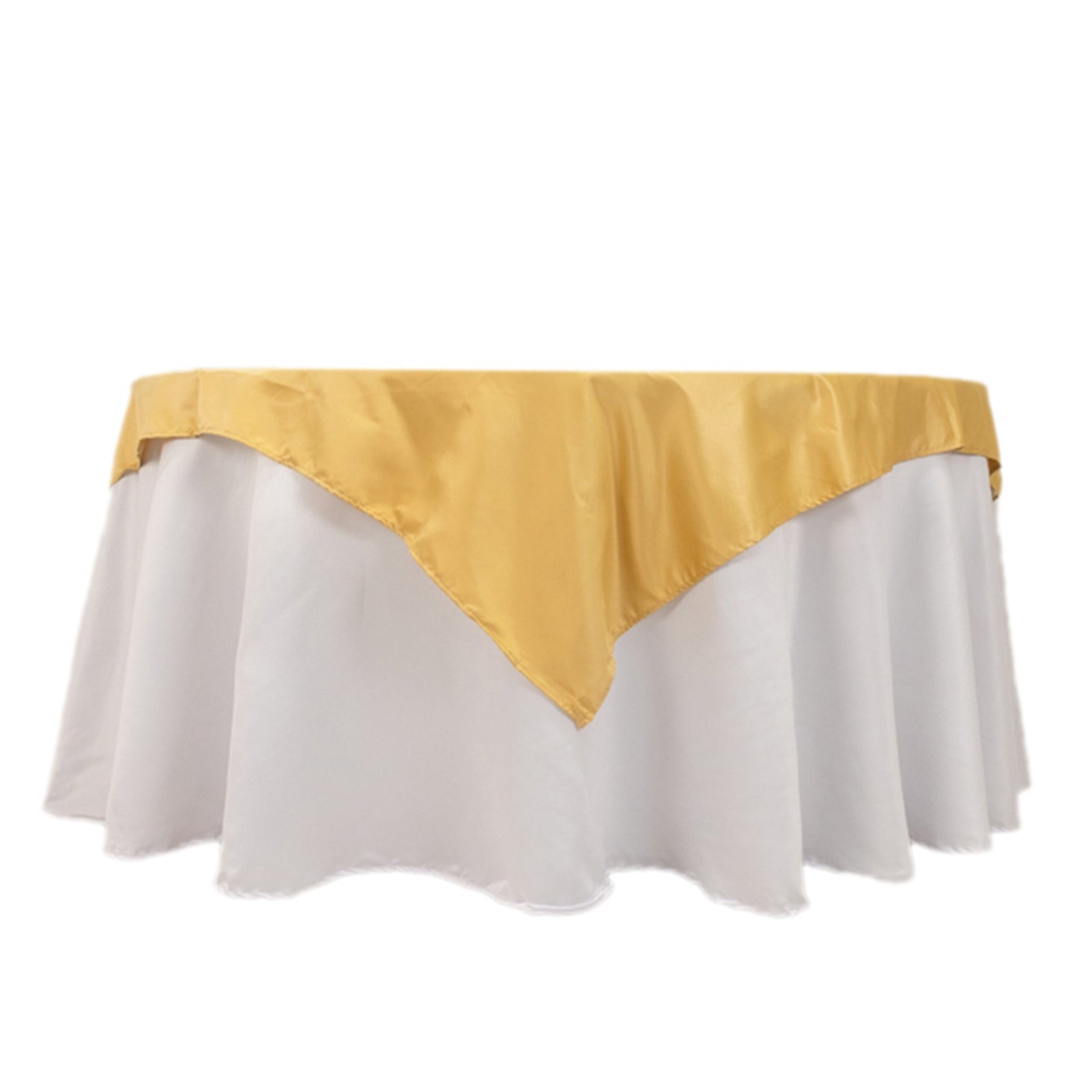 54"x54" Square Lamour Satin Tablecloths for a Wedding Party Decorations Supplies - Picture 29 of 135