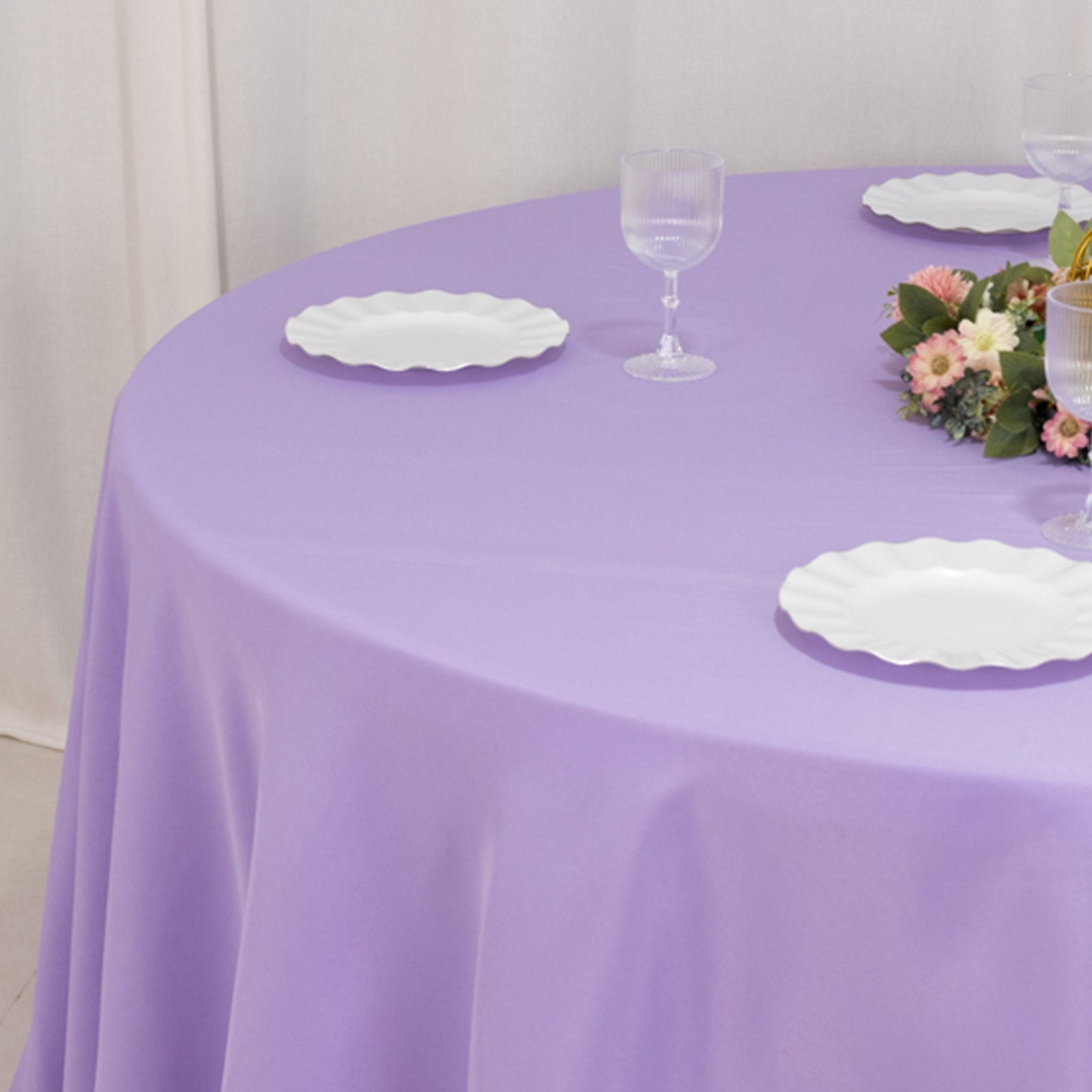 Round 120" Premium High Quality Polyester Tablecloth Wedding Party Table Linens - Picture 84 of 163