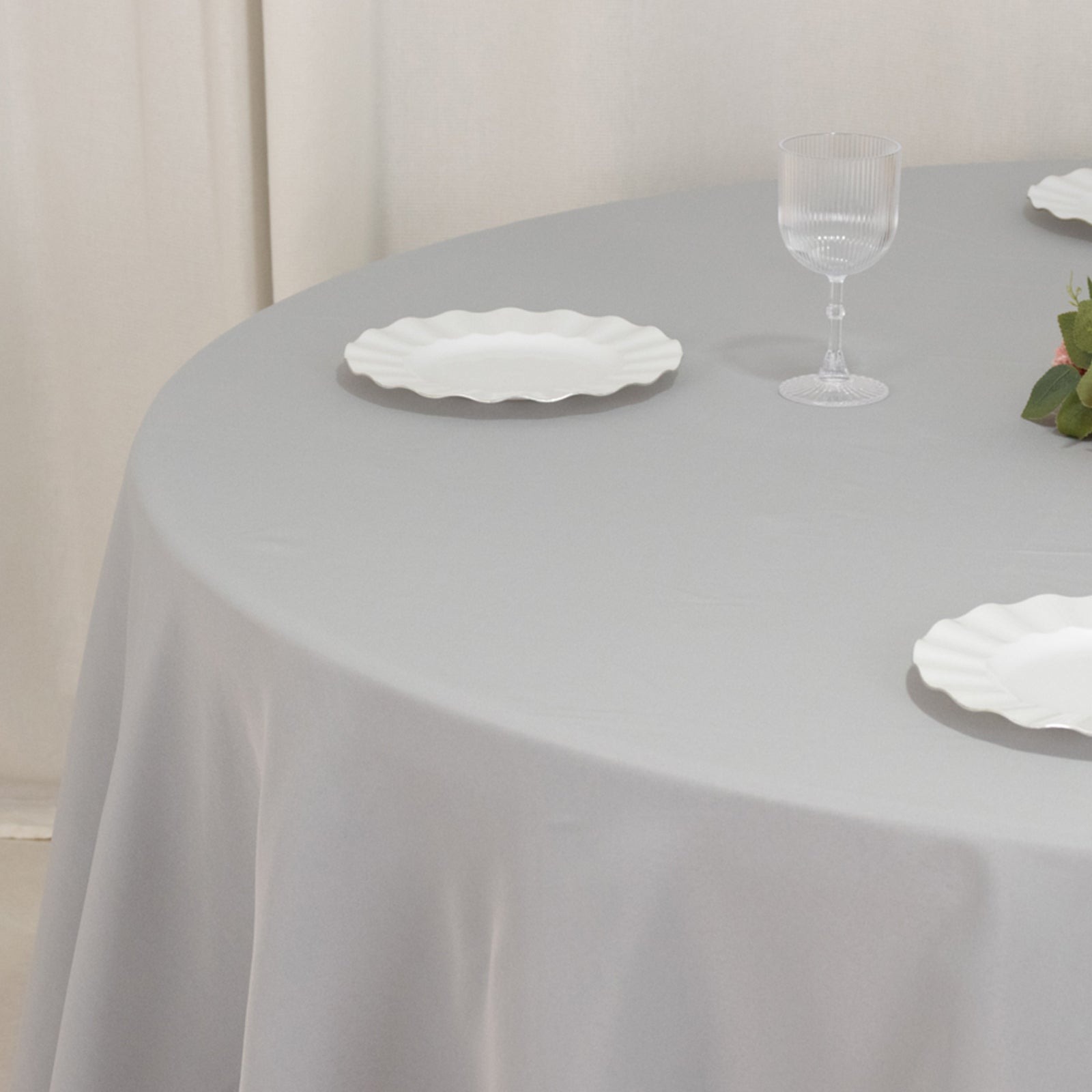 Round 120" Premium High Quality Polyester Tablecloth Wedding Party Table Linens - Picture 149 of 163