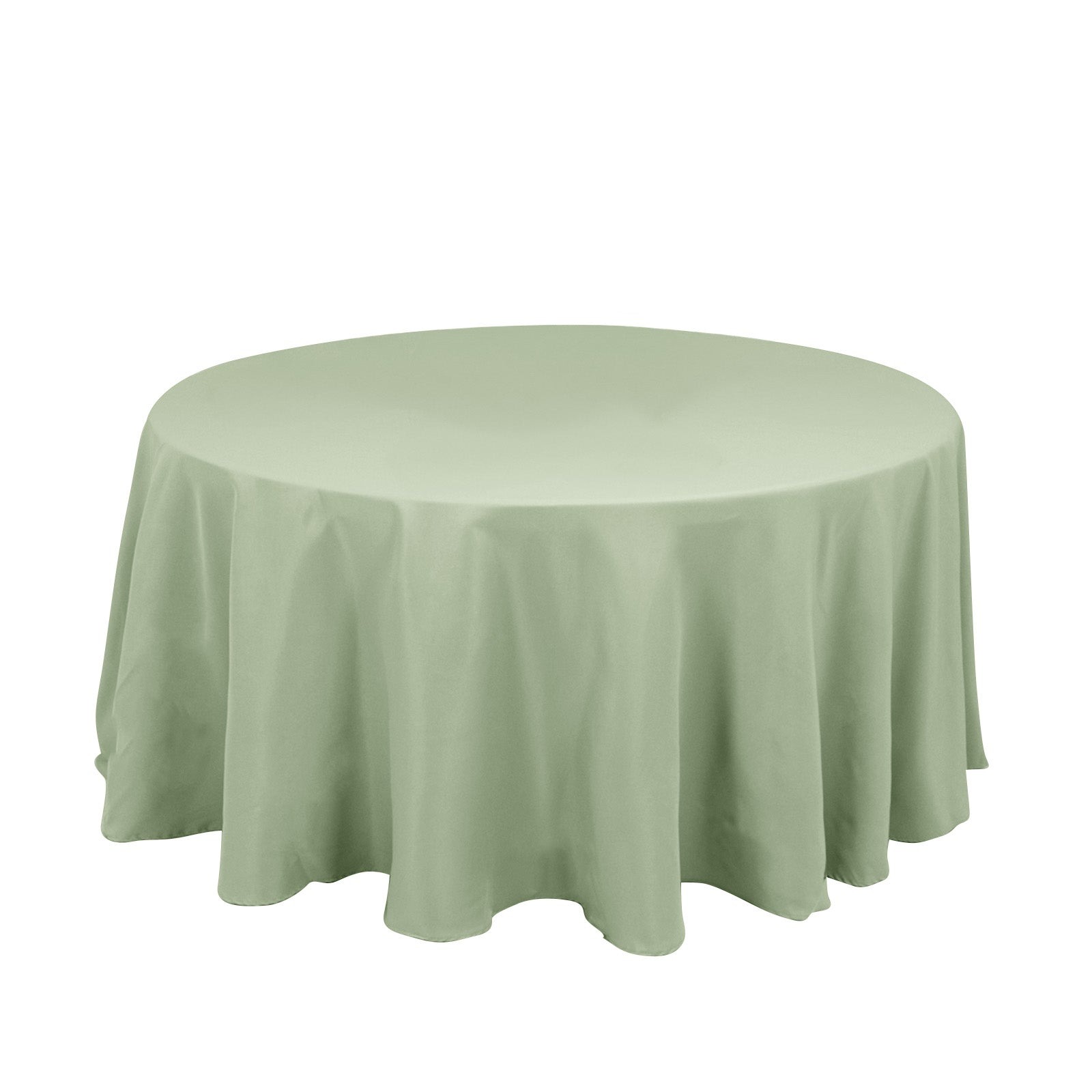 Round 120" Premium High Quality Polyester Tablecloth Wedding Party Table Linens - Picture 135 of 163