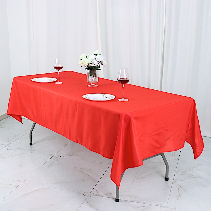 Dozen POLYESTER 54x96" 12 RECTANGLE TABLECLOTHS Wedding Party Catering Linens - Picture 33 of 51