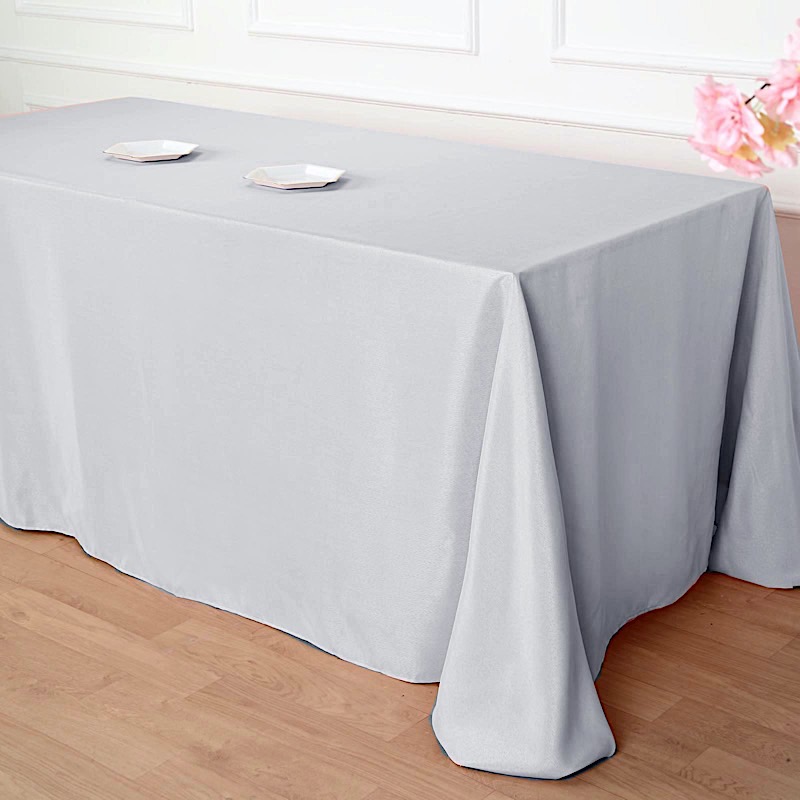 90"x132" Polyester Tablecloth Wedding Party Table Linens Events Dining Kitchen - Picture 225 of 272