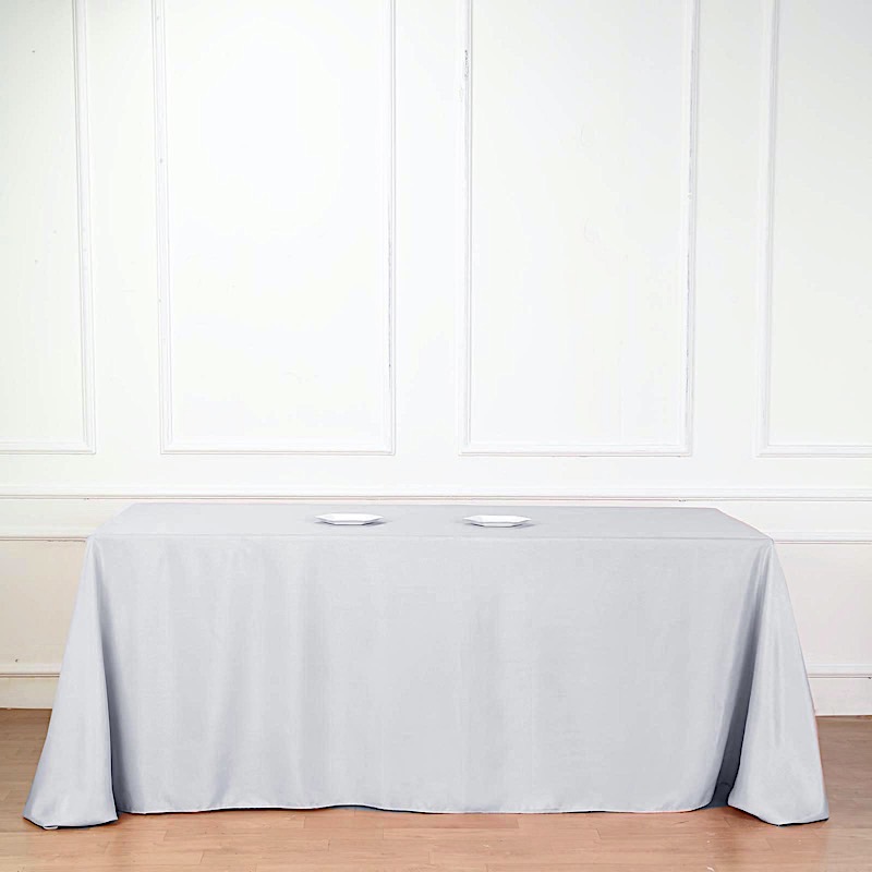 90"x132" Polyester Tablecloth Wedding Party Table Linens Events Dining Kitchen - Picture 222 of 272