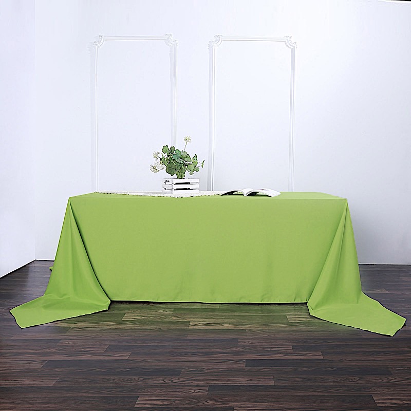 90x156-Inch RECTANGULAR Polyester Tablecloths Reception Catering Wedding Party - Picture 9 of 231