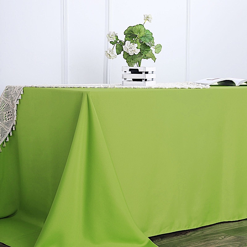 90x156-Inch RECTANGULAR Polyester Tablecloths Reception Catering Wedding Party - Picture 7 of 231