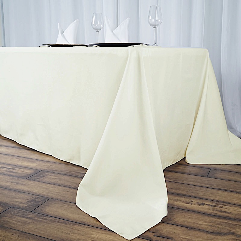 90x156-Inch RECTANGULAR High Quality Polyester Tablecloths Restaurant Catering - Picture 58 of 105