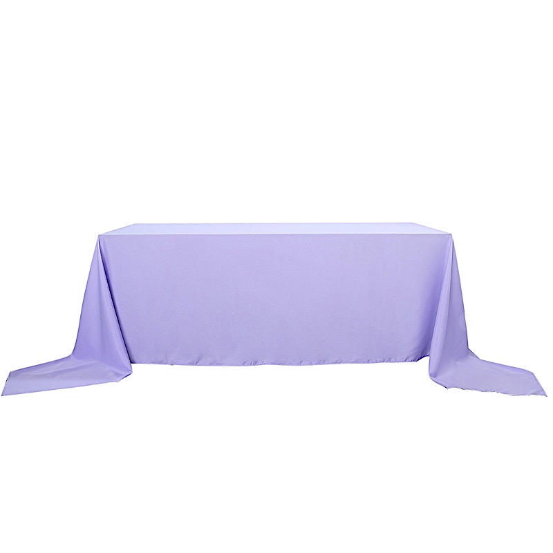 90x156-Inch RECTANGULAR Polyester Tablecloths Reception Catering Wedding Party - Picture 114 of 231