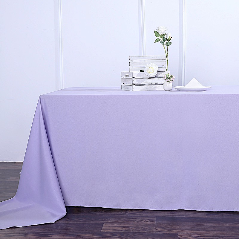 90x156-Inch RECTANGULAR Polyester Tablecloths Reception Catering Wedding Party - Picture 117 of 231