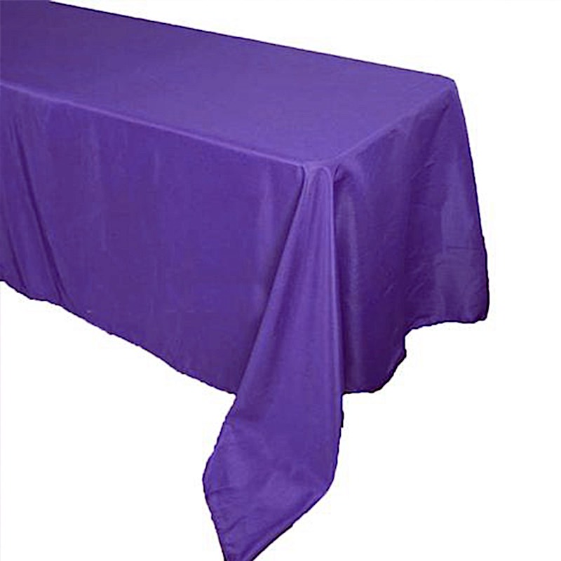 90x156-Inch RECTANGULAR Polyester Tablecloths Reception Catering Wedding Party - Picture 153 of 231
