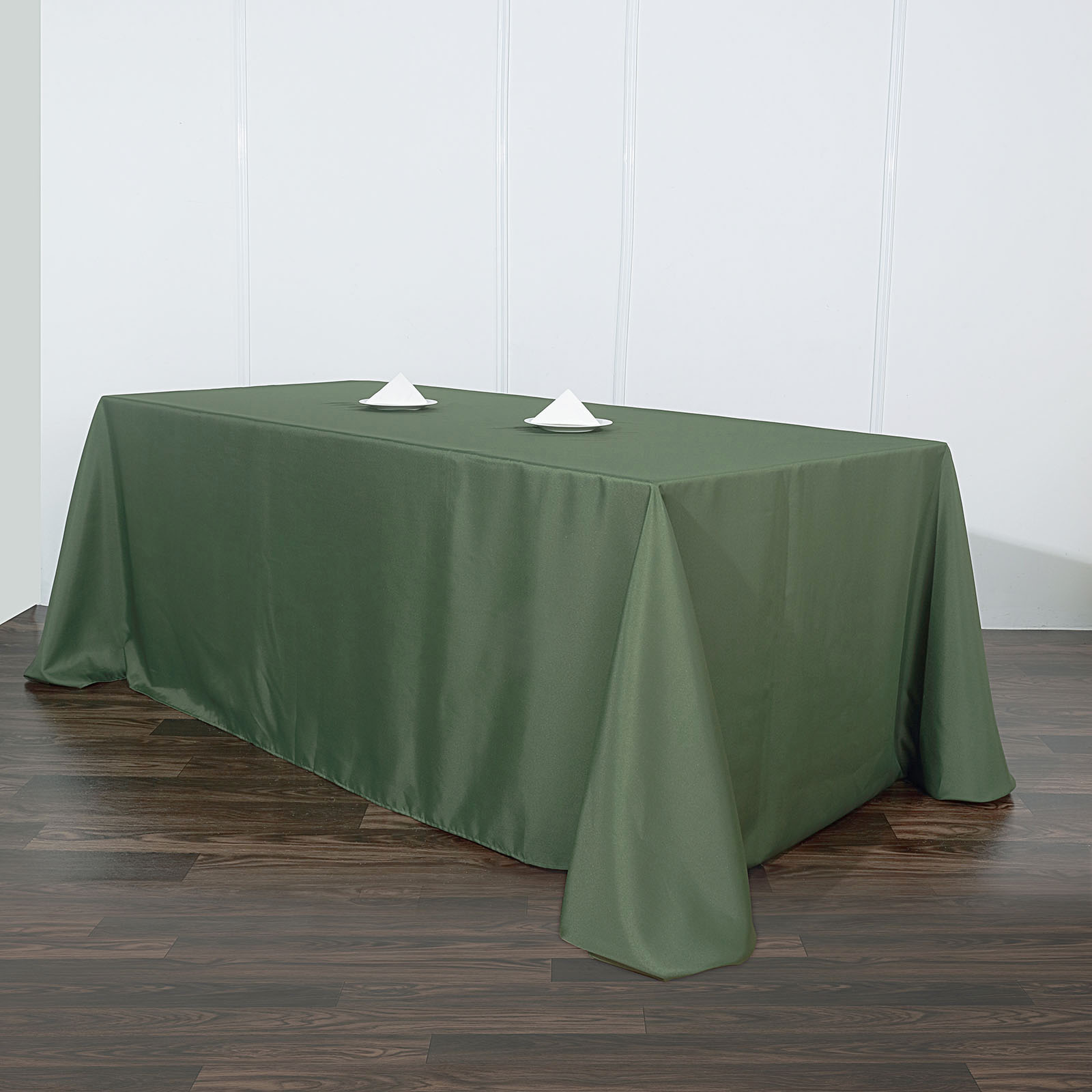 90x156-Inch RECTANGULAR Polyester Tablecloths Reception Catering Wedding Party - Picture 120 of 231