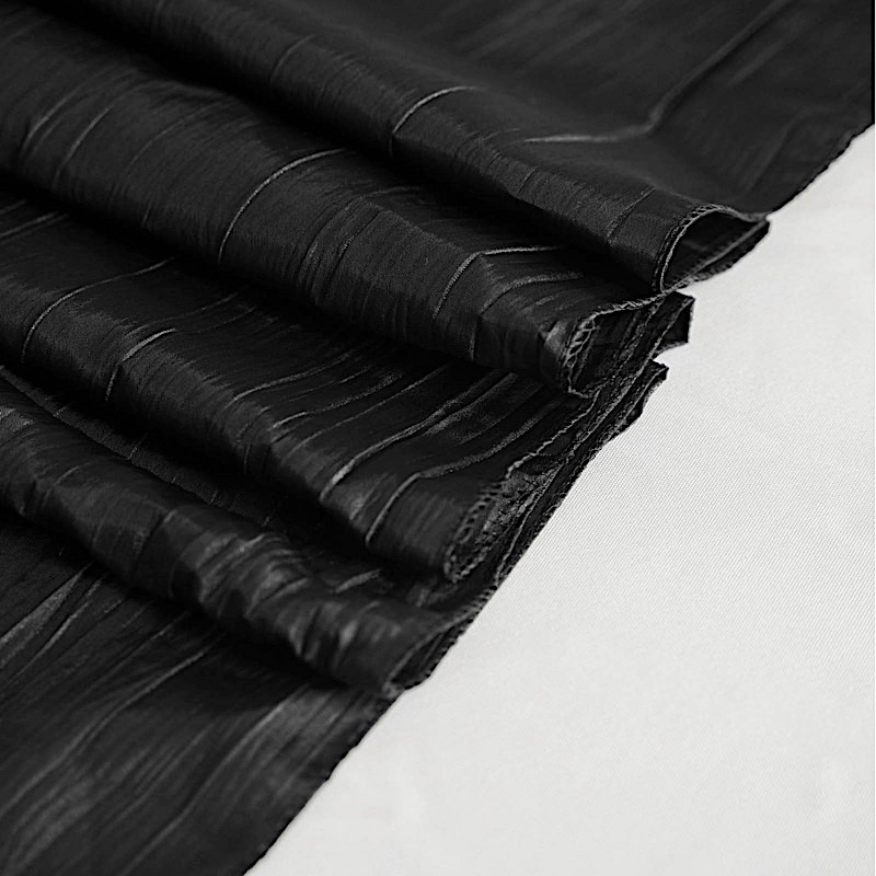 90x156-Inch Crinkle Accordion TAFFETA RECTANGLE TABLECLOTH Party Decorations - Picture 12 of 146