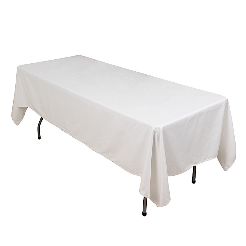 60" x 102" Rectangular Cotton Wedding Tablecloth Linens High Quality- 3 Colors - Picture 12 of 19