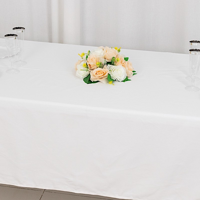 60" x 102" Rectangular Cotton Wedding Tablecloth Linens High Quality- 3 Colors - Picture 16 of 19