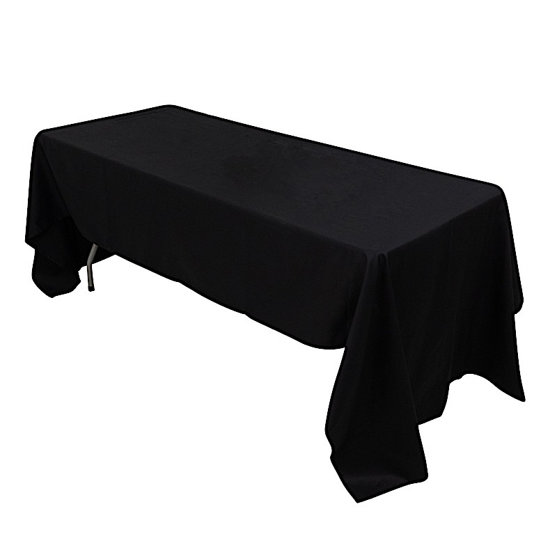 60" x 126" Rectangular 100% COTTON Wedding Tablecloth High Quality Dinner Linens - Picture 4 of 19